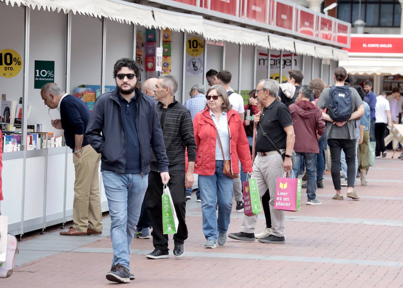 Las imágenes de la apertura de la Feria del Libro de Valladolid