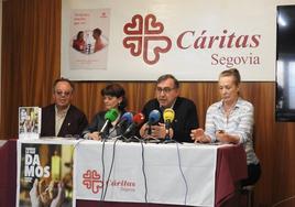 Presentación de la memoria de 2022 de Cáritas Diocesana de Segovia.