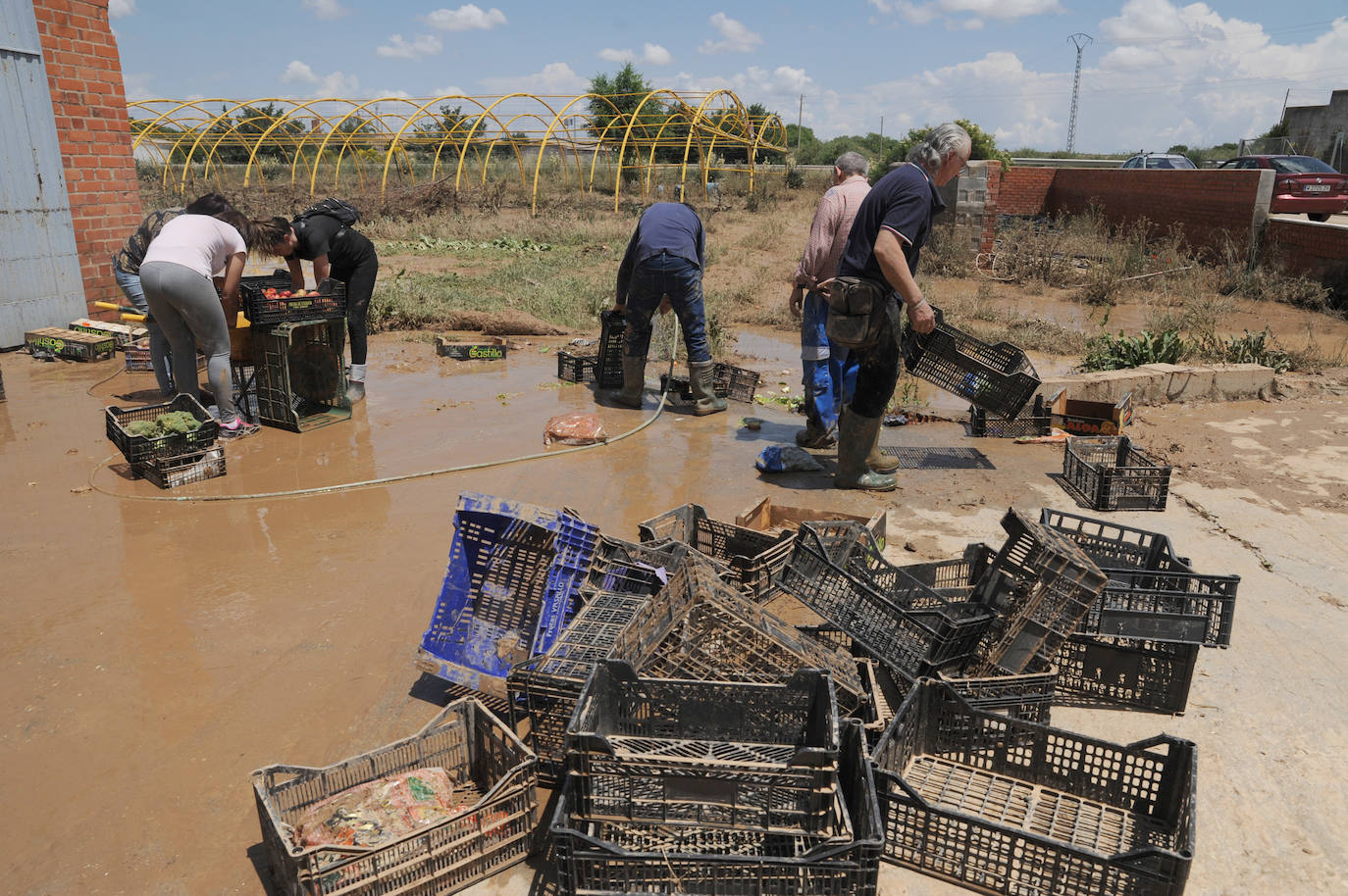 Inundaciones en Alaejos.