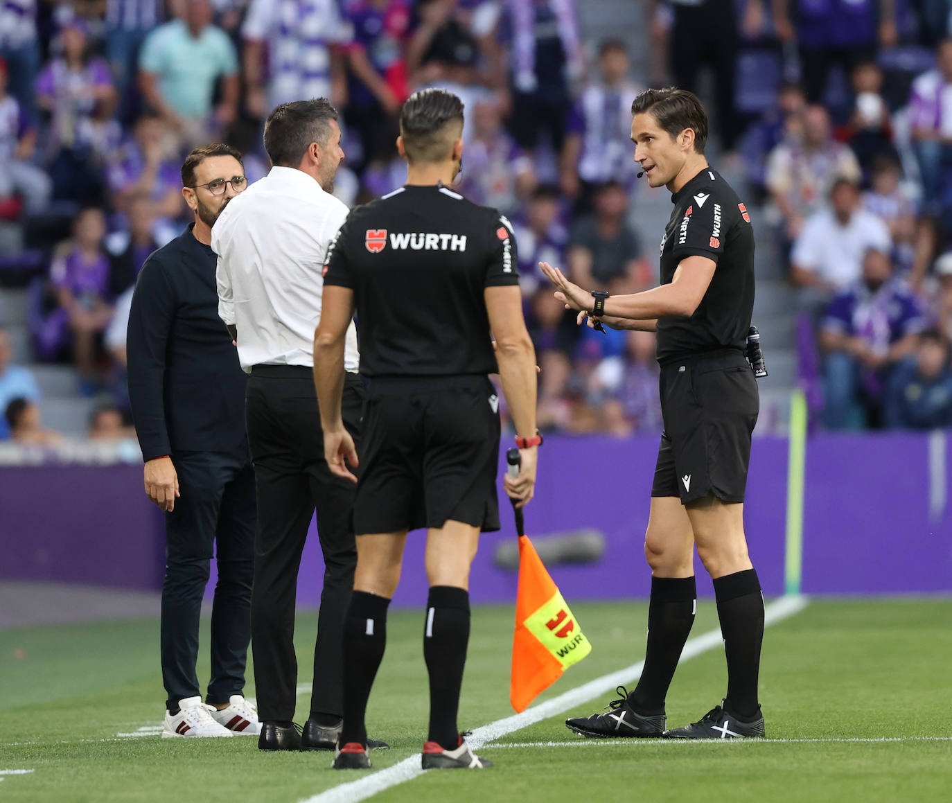 Las imágenes de la primera parte del Real Valladolid