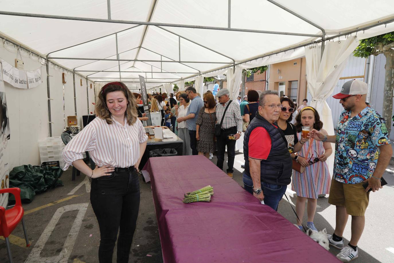 La segunda jornada de la Feria del Espárrago de Tudela, en imágenes