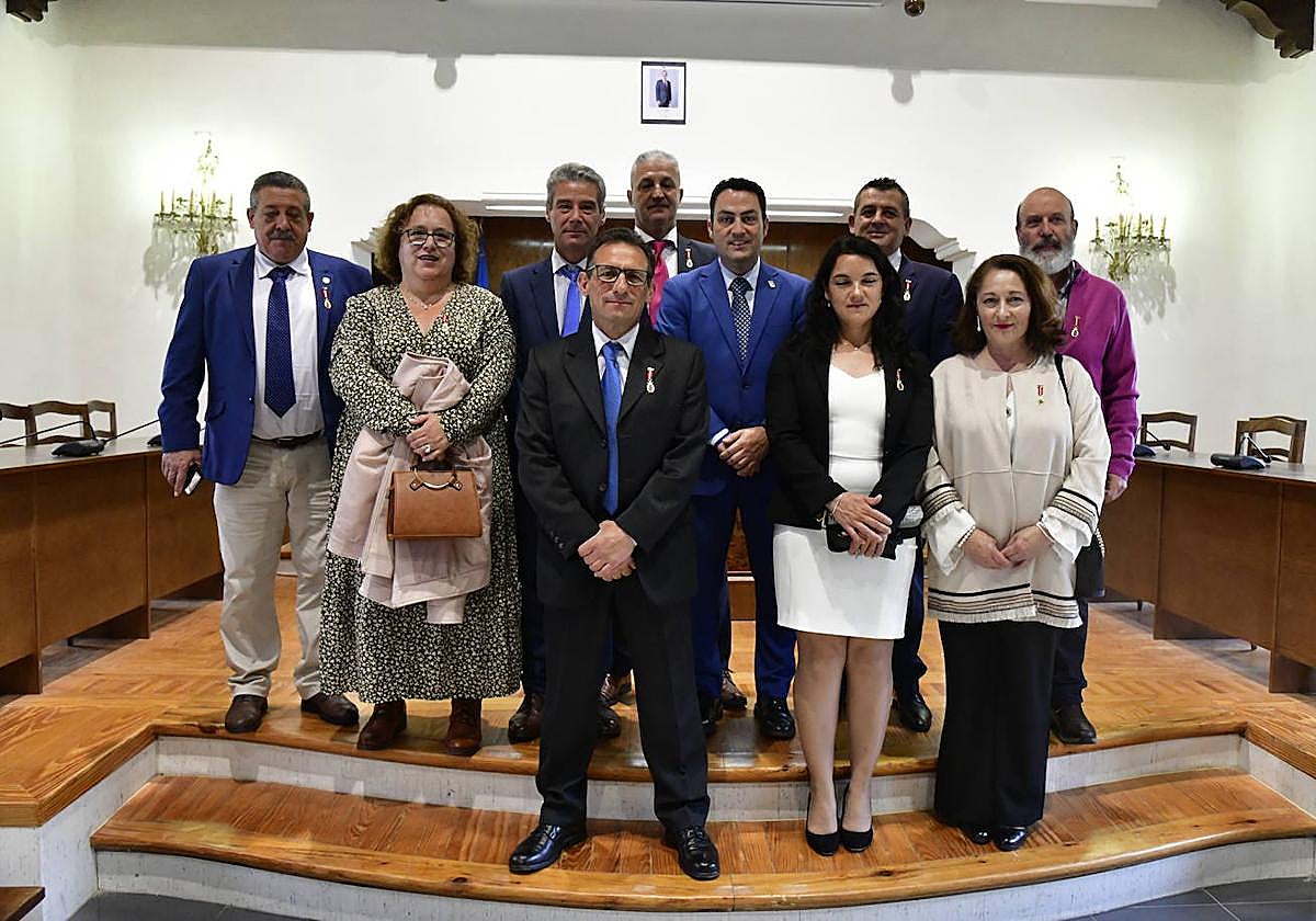 Recepción de autoridades en el Ayuntamiento de El Espinar.