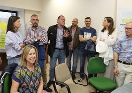 Participantes en la asamblea de Vamos Palencia del 29 de mayo.