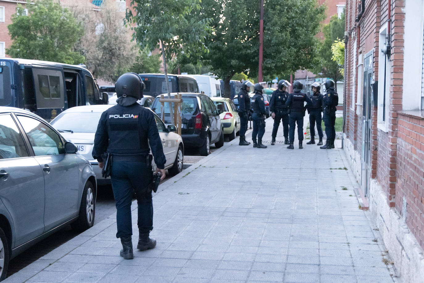 Redada antidroga de la Policía en el barrio de Pajarillos de Valladolid