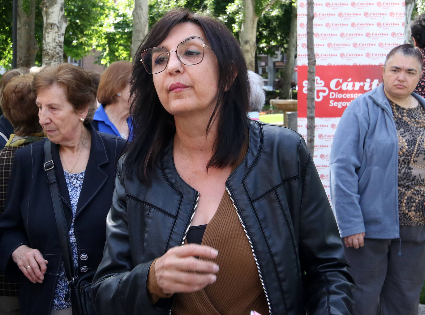 Plantación simbólica contra el maltrato a las personas mayores