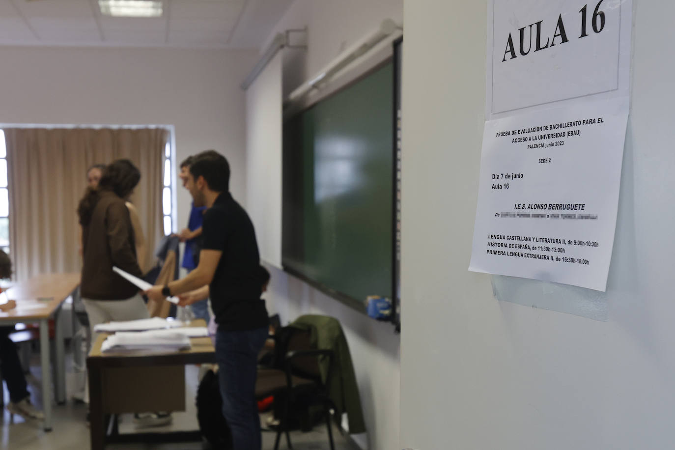 Los estudiantes palentinos se enfrentan a la EBAU