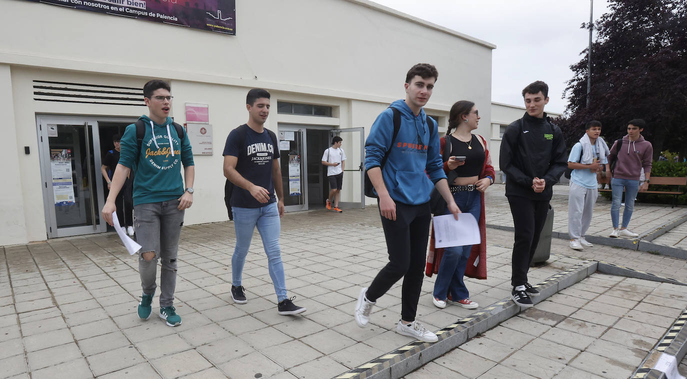 Los estudiantes palentinos se enfrentan a la EBAU