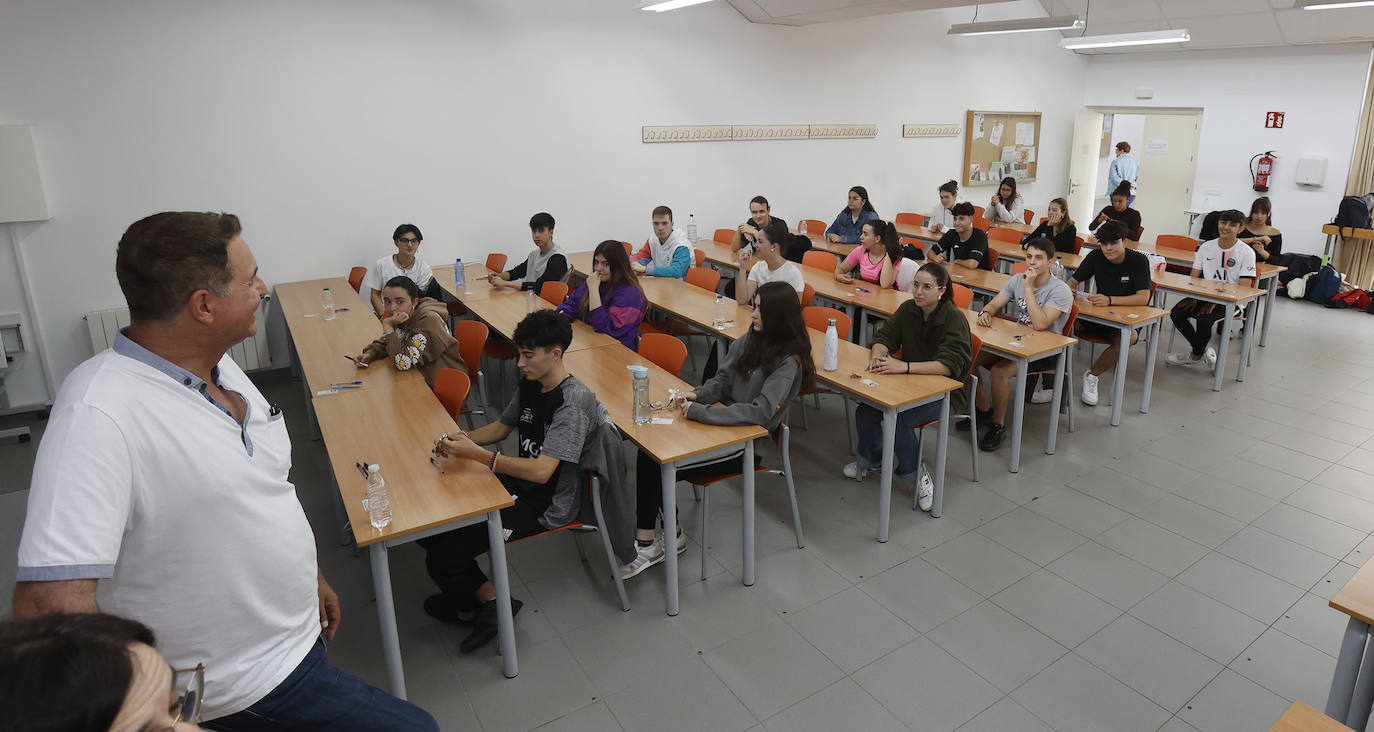 Los estudiantes palentinos se enfrentan a la EBAU