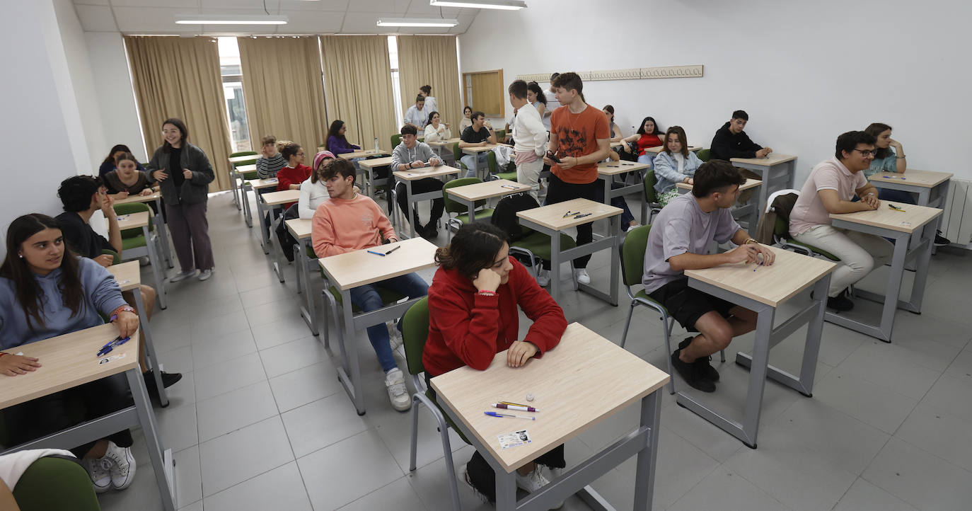 Los estudiantes palentinos se enfrentan a la EBAU