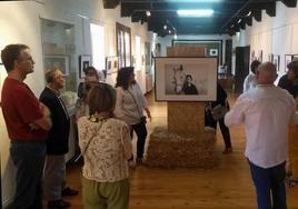 Inauguración de la exposición en Saldaña.