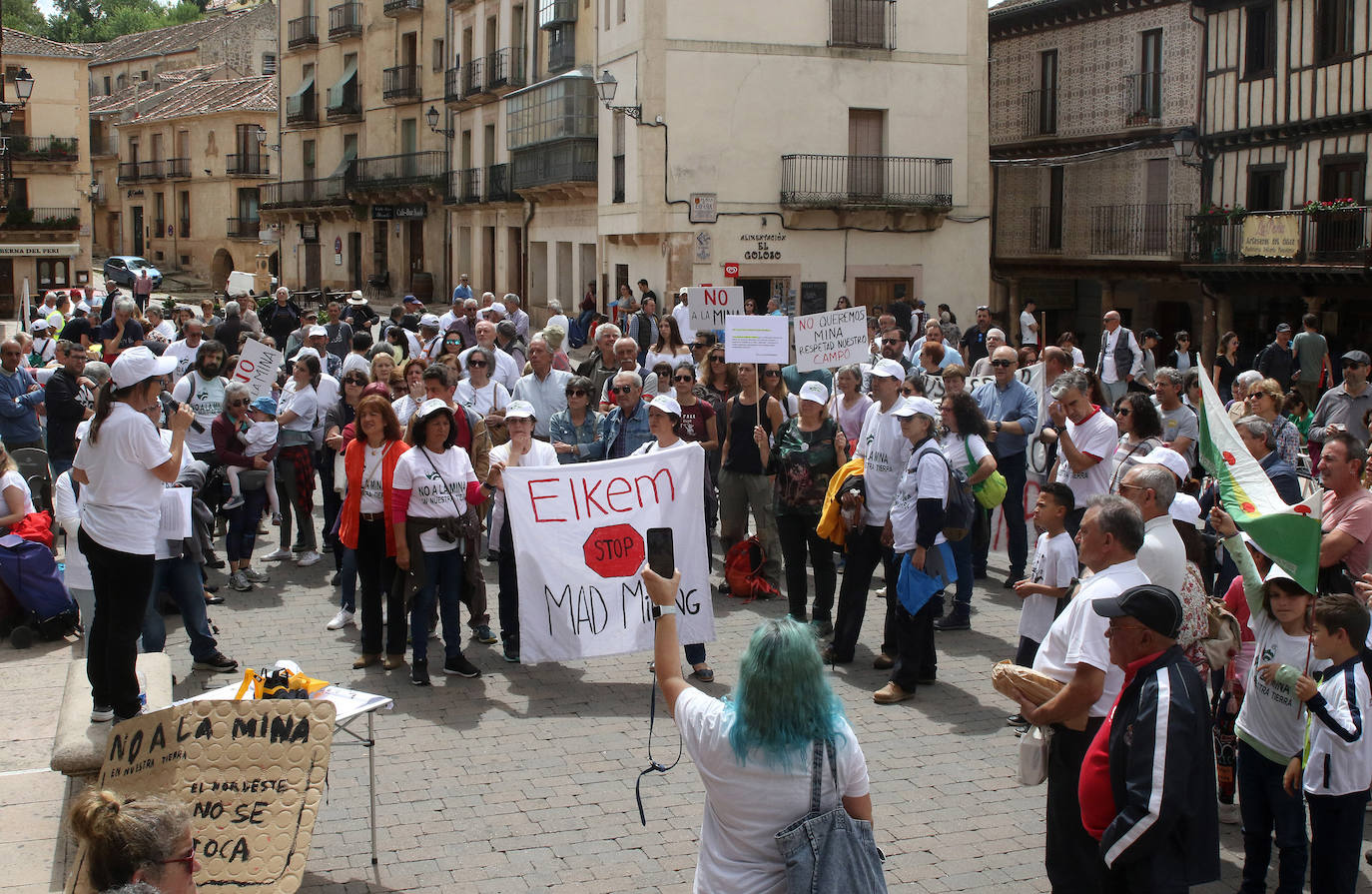 Protesta contra la mina