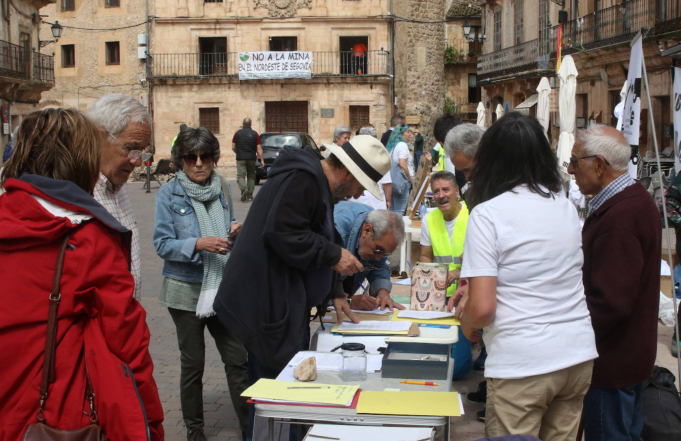 Protesta contra la mina