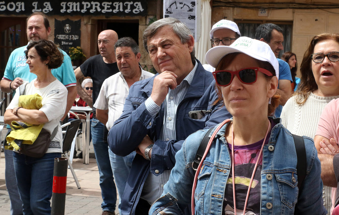 Protesta contra la mina