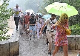 La lluvia cierra un exitoso festival musical