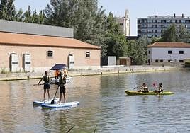 Actividades de ocio en la Dársena del Canal el pasado verano.