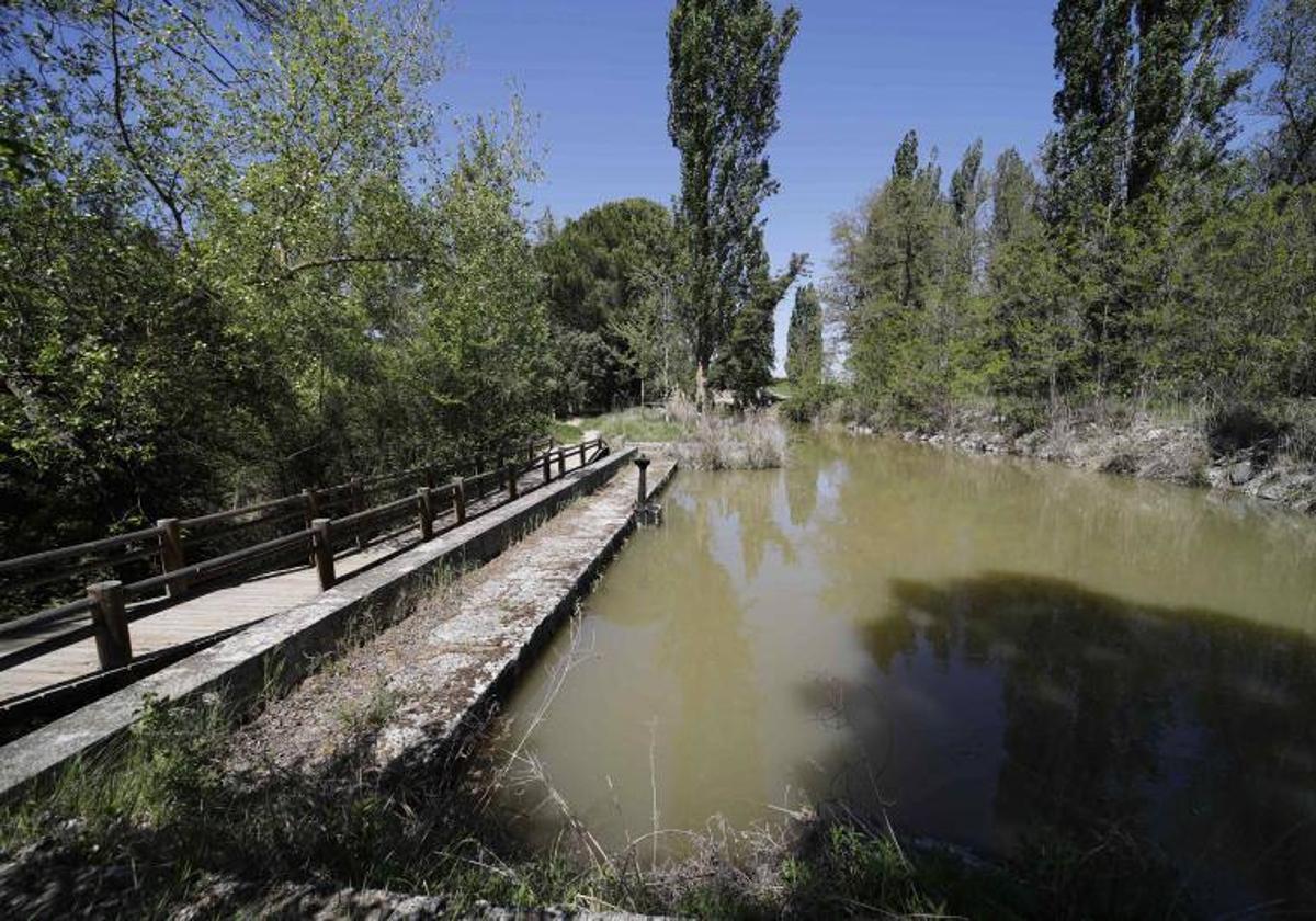 Senda del Canal del Duero en la provincia de Valladolid.