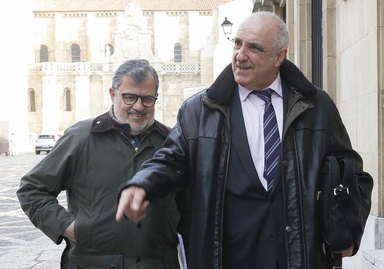 Victorino Alonso, a la entrada a un juicio en 2019.