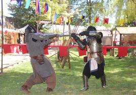 Actividad organizada dentro de una Feria Medieval pasada.