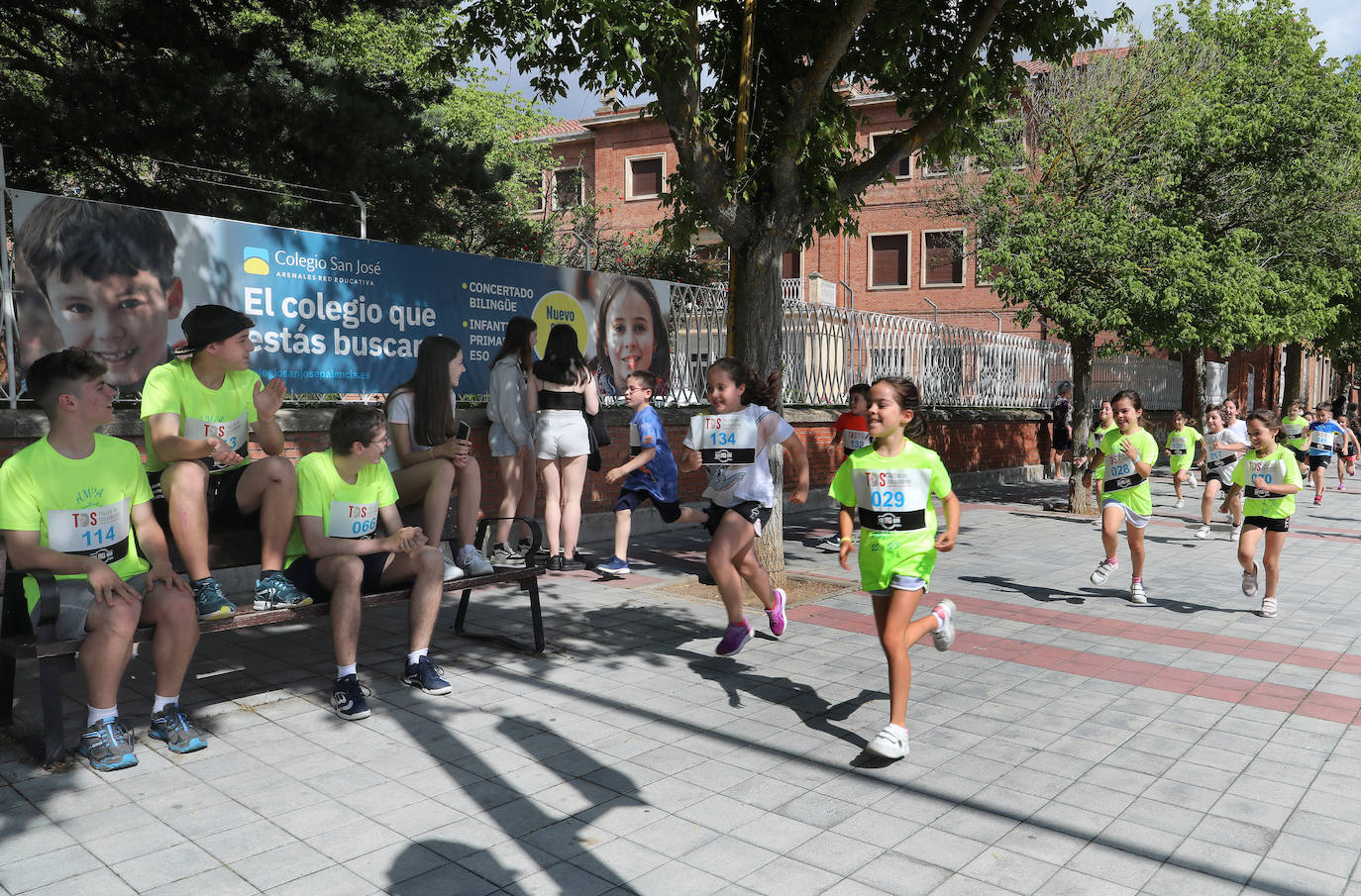 Carrera solidaria en el colegio San José de Palencia