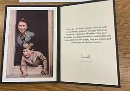 Respuesta de Carlos III de Inglaterra a los alumnos leoneses.