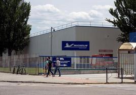 Exterior de las instalaciones de Michelin en Aranda de Duero.