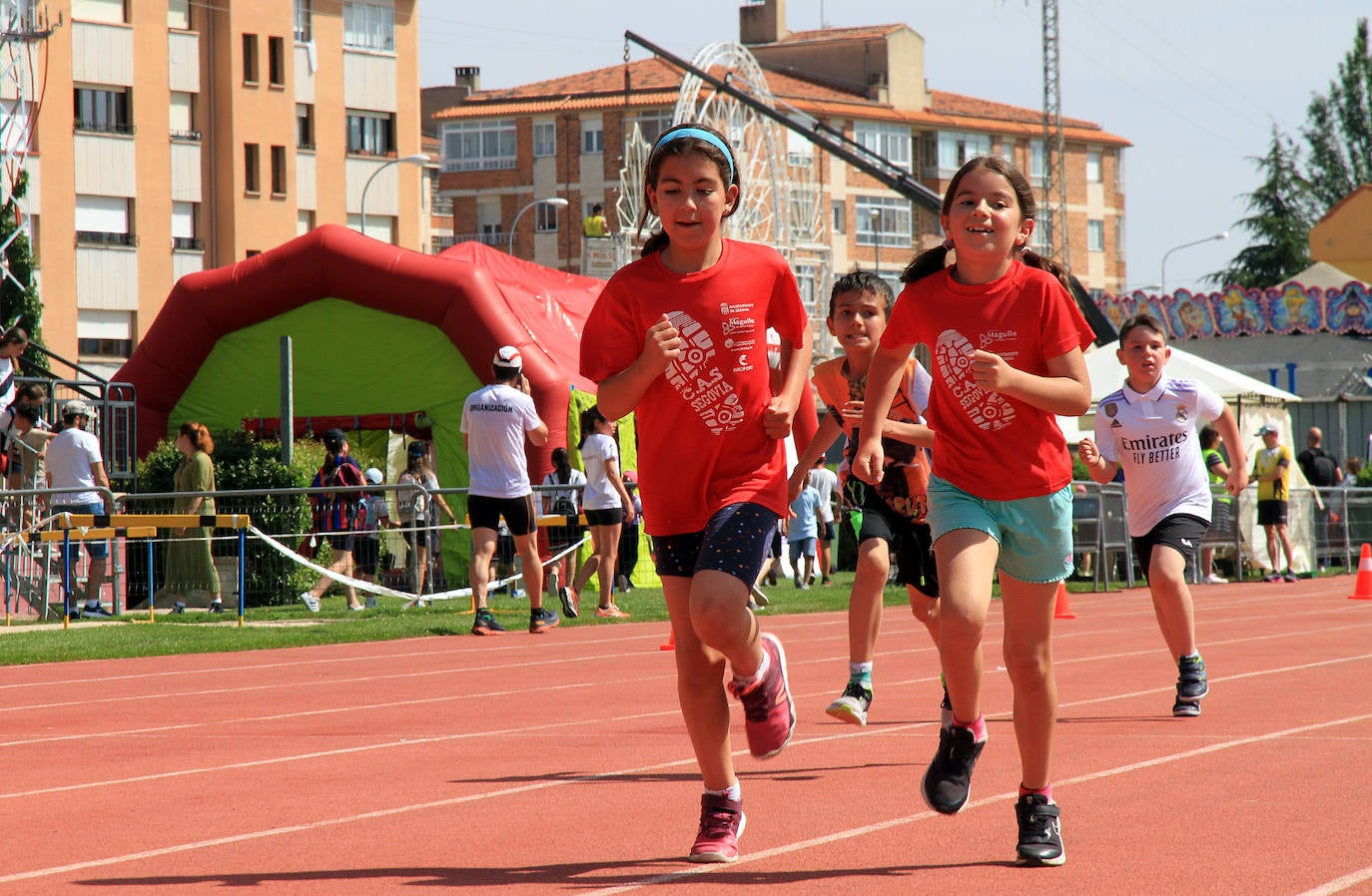 Girathón solidario en las pistas de atletismo