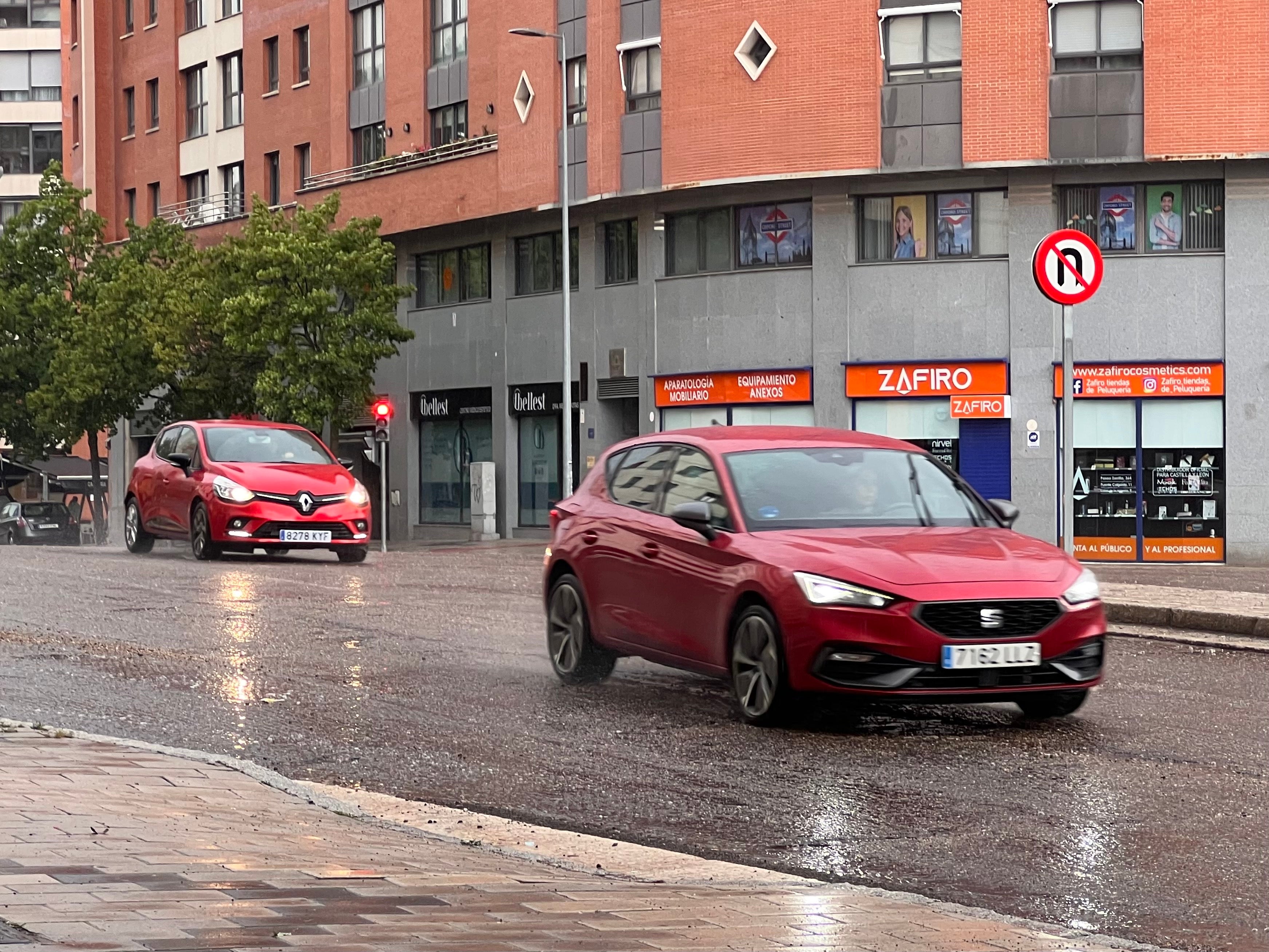 Tormenta en Valladolid en una jornada muy calurosa