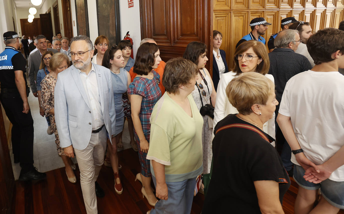 Saludos y felicitaciones en la nueva corporación de Palencia