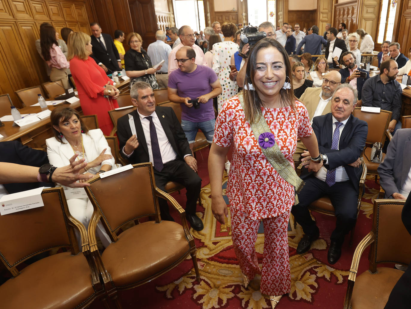 Saludos y felicitaciones en la nueva corporación de Palencia