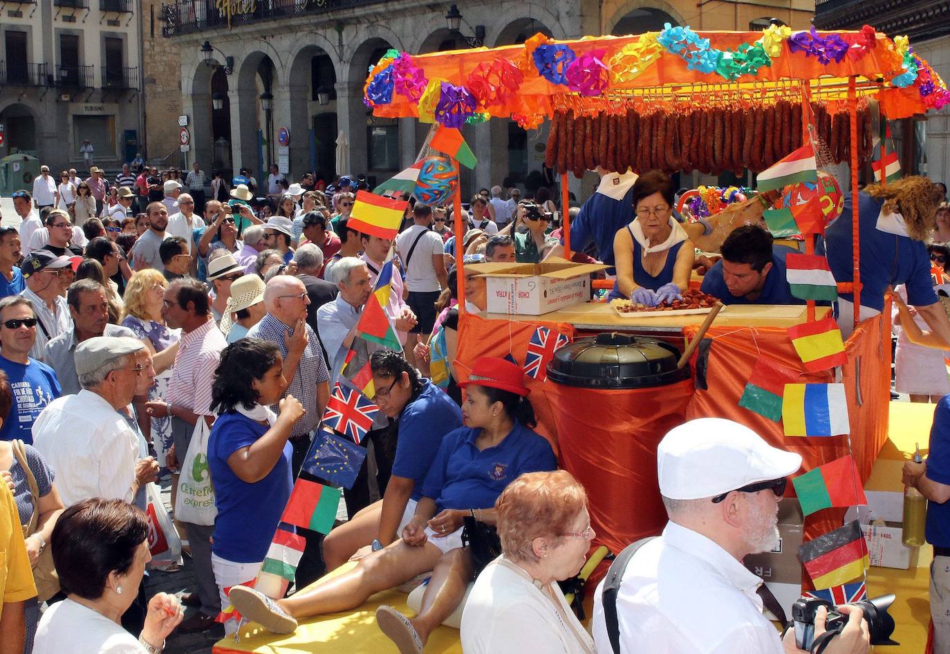 Tajada de San Andrés, uno de los actos de la festividad de San Pedro.