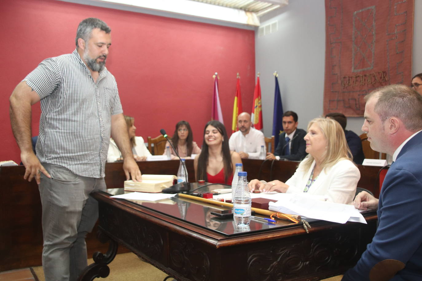 Pleno de constitución del Ayuntamiento de Cuéllar