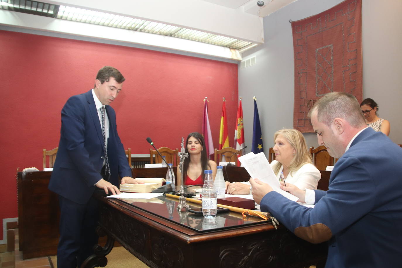 Pleno de constitución del Ayuntamiento de Cuéllar