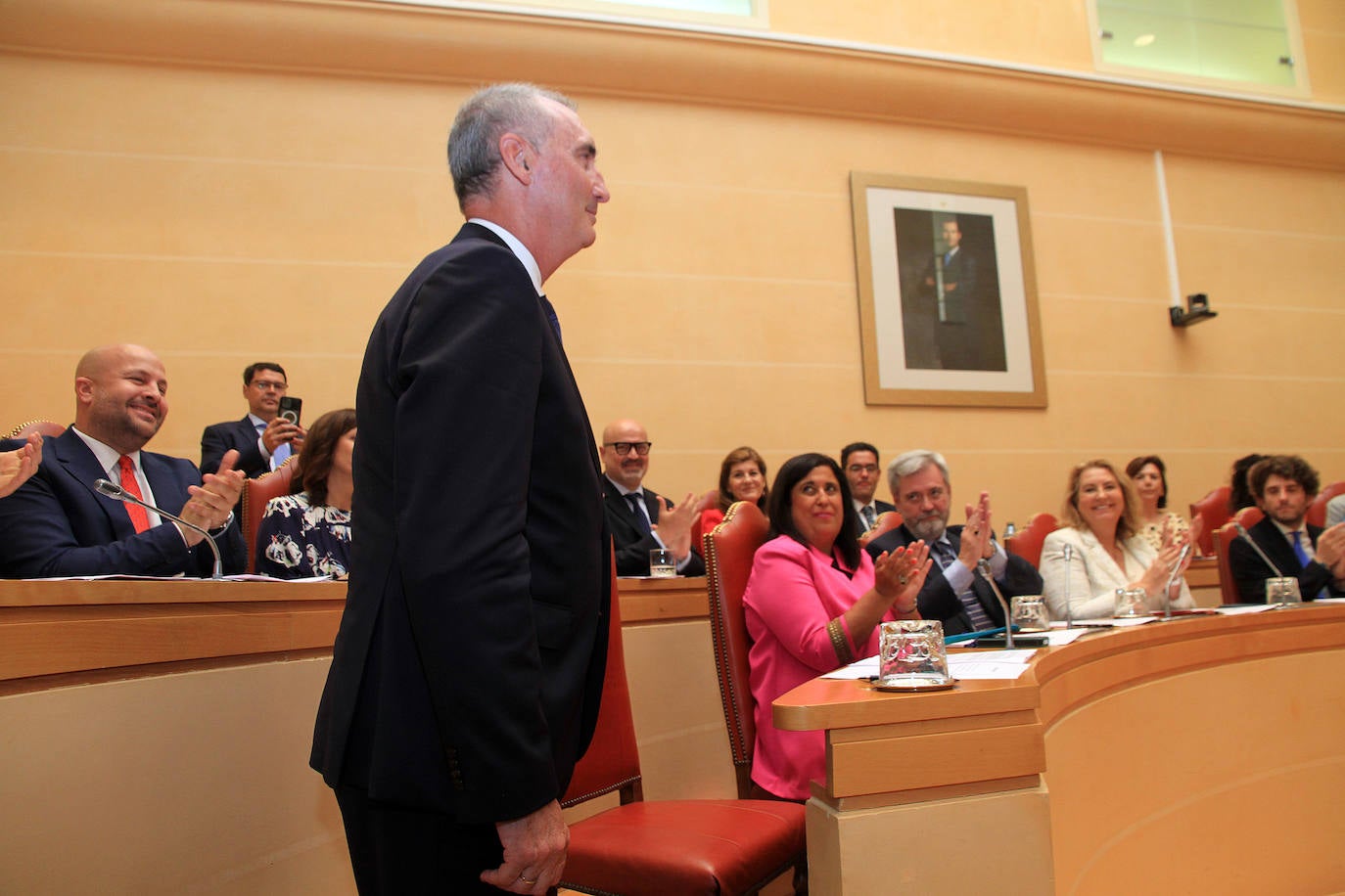 Toma de posesión de José Mazarías como alcalde de Segovia (1)