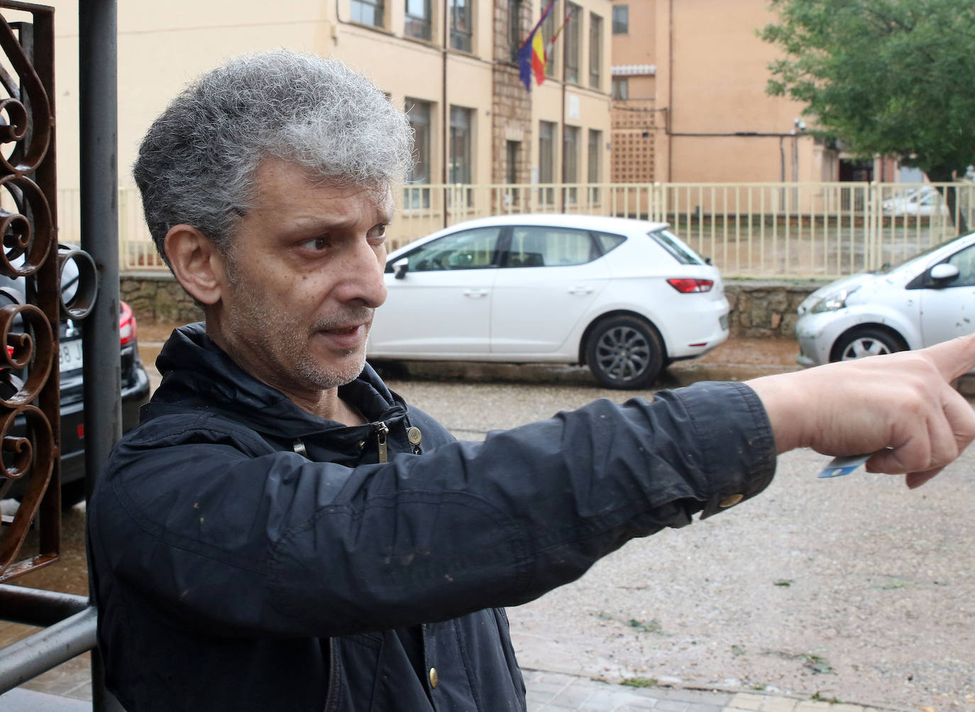 El rastro de la tormenta de granizo en Ayllón