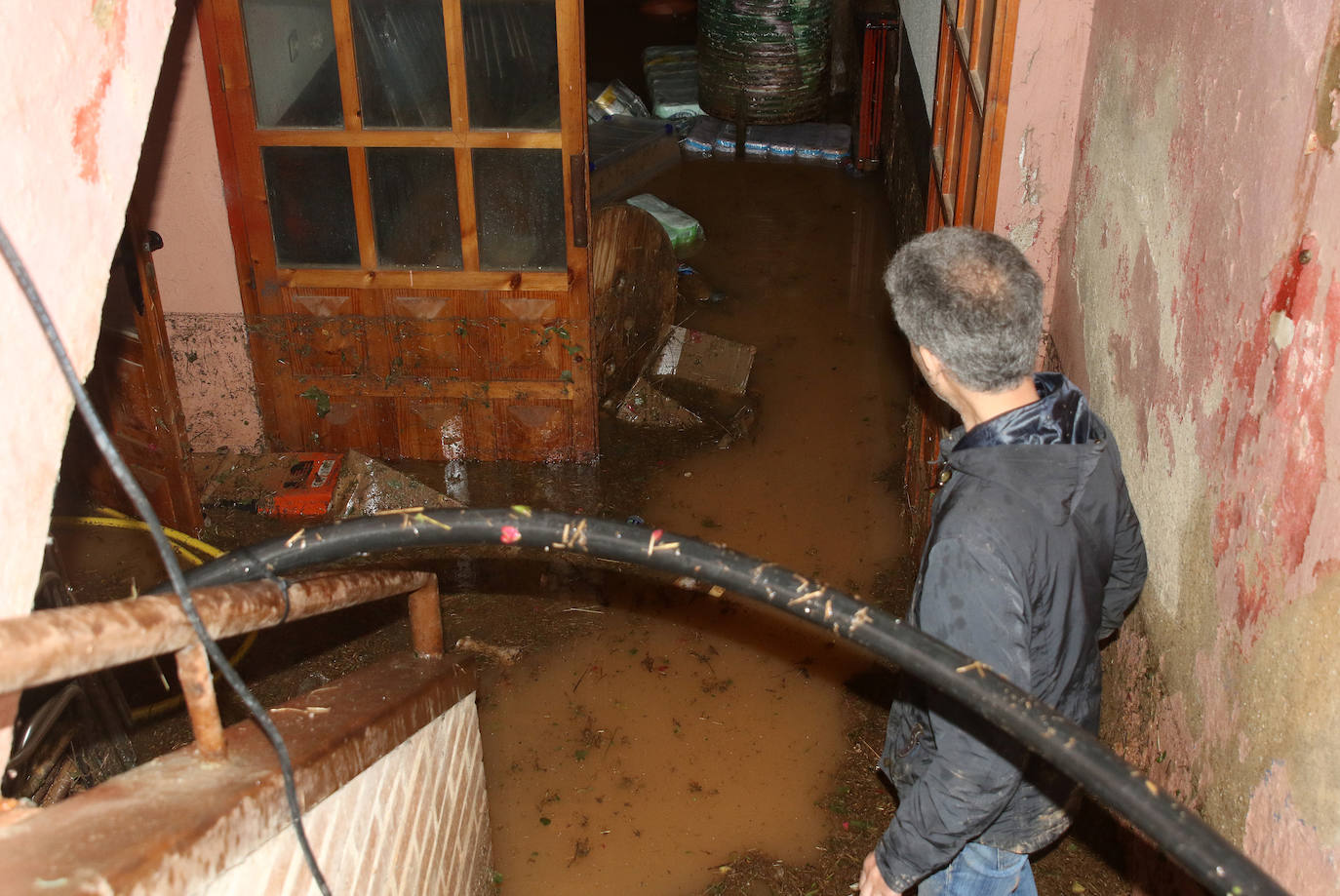 El rastro de la tormenta de granizo en Ayllón