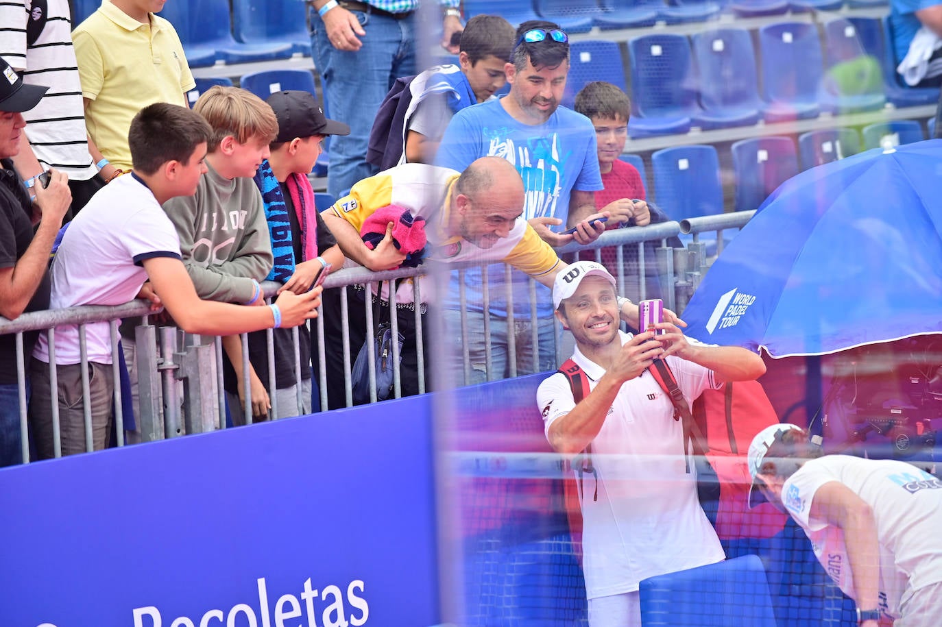 La primera jornada del World Padel Tour en la Plaza Mayor de Valladolid