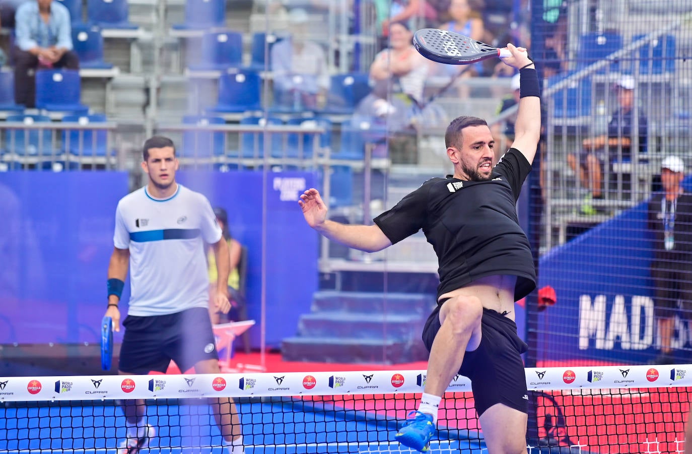 La primera jornada del World Padel Tour en la Plaza Mayor de Valladolid