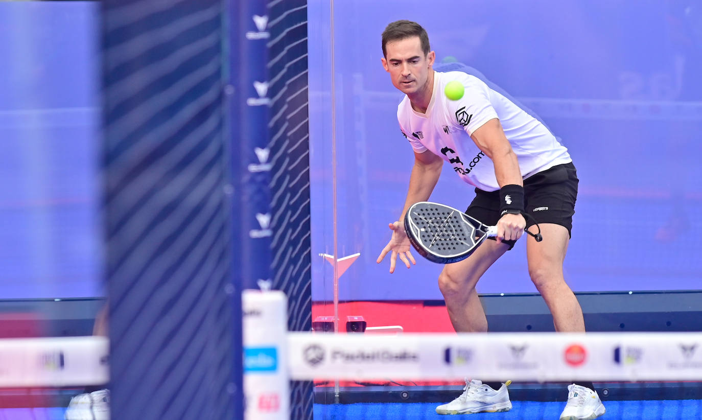 La primera jornada del World Padel Tour en la Plaza Mayor de Valladolid