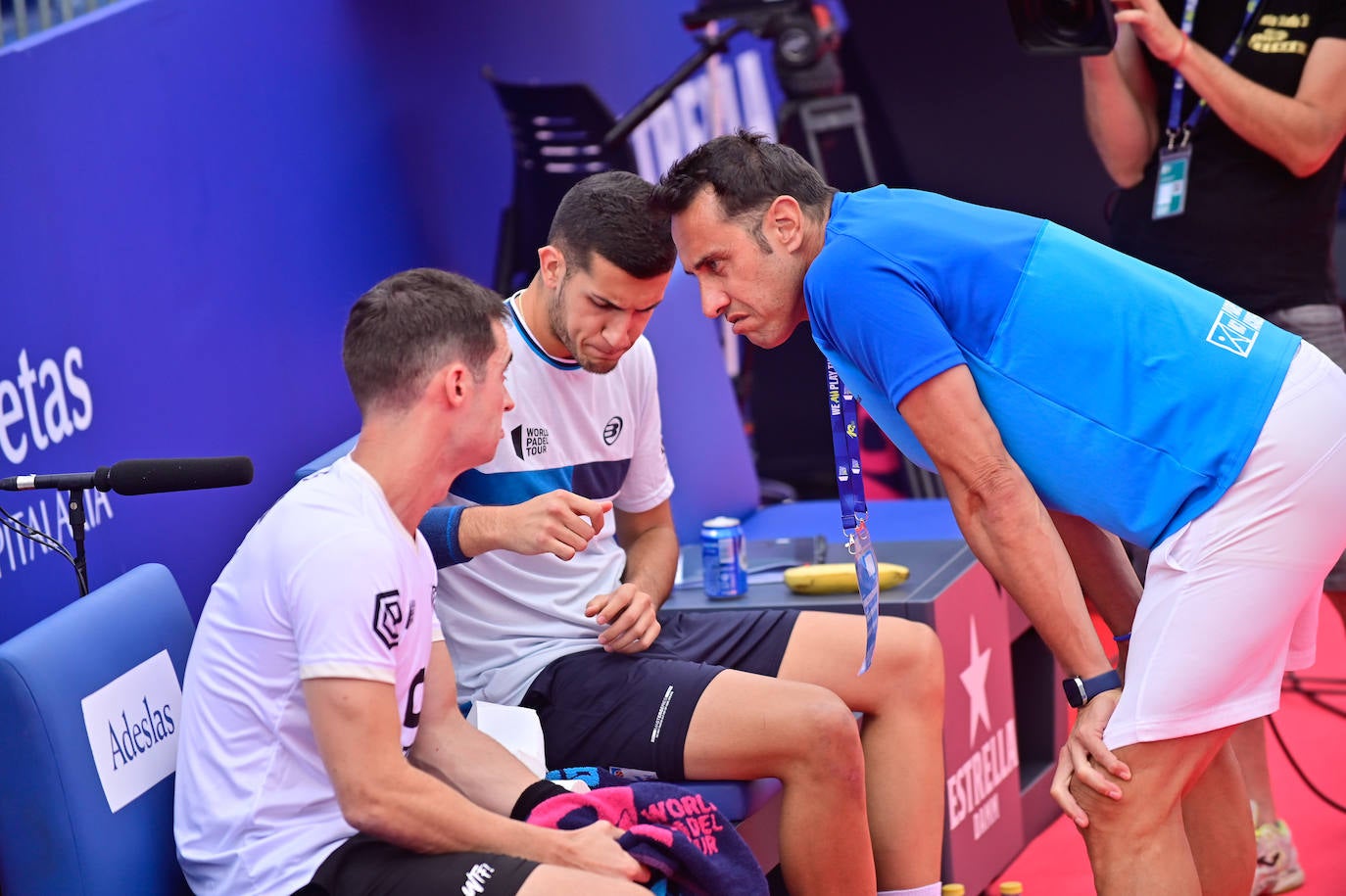 La primera jornada del World Padel Tour en la Plaza Mayor de Valladolid