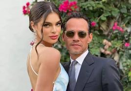 Marc Anthony y Nadia Ferreira.