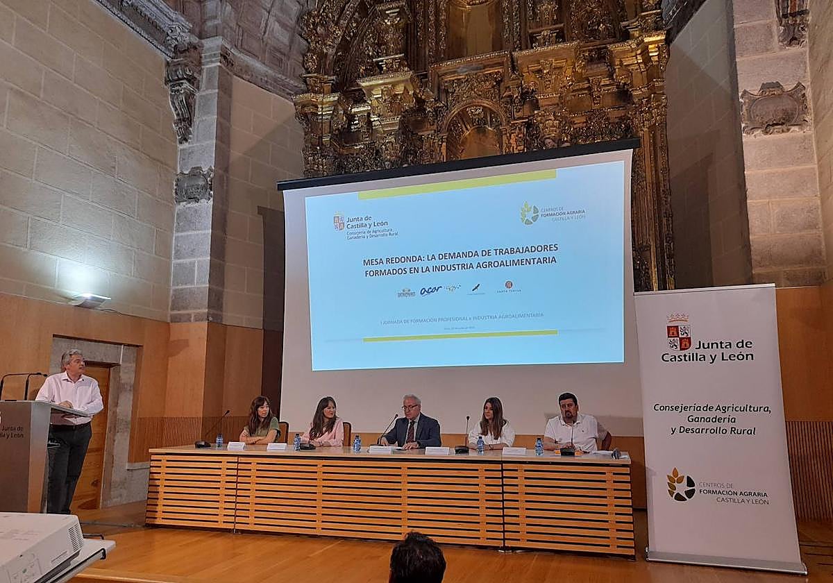 Mesa redonda durante la jornada celebrada en Ávila.