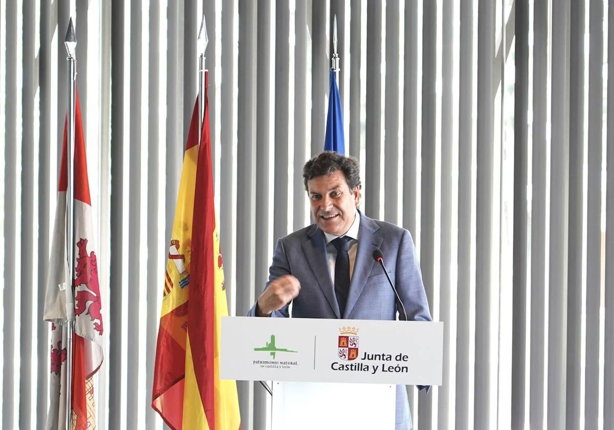 Carlos Fernández Carriedo, este martes en la entrega del XIII Premio Nacional CEX 2023.