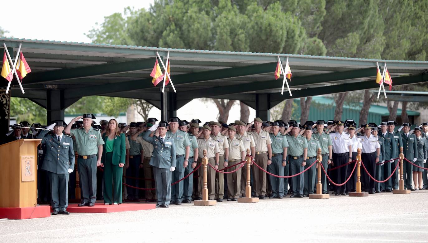 La toma de posesión del nuevo coronel de la Guardia Civil, Andrés Manuel Velarde