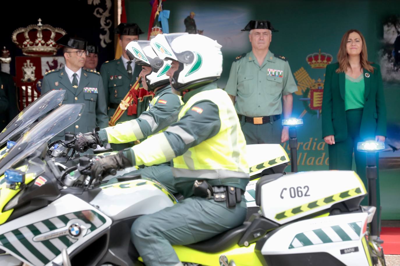 La toma de posesión del nuevo coronel de la Guardia Civil, Andrés Manuel Velarde