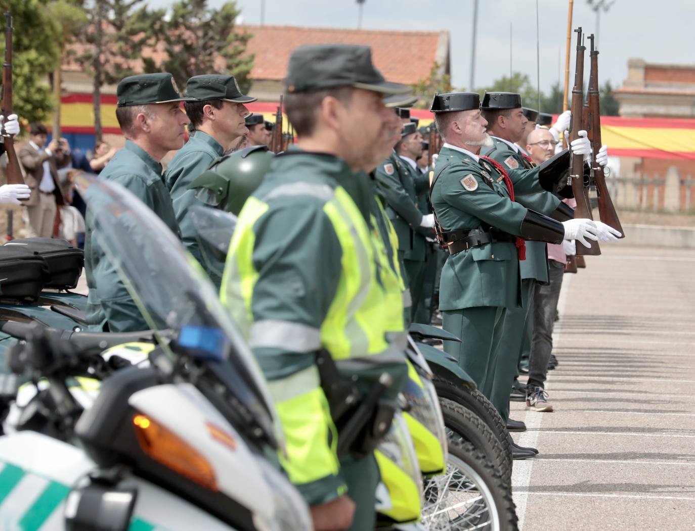 La toma de posesión del nuevo coronel de la Guardia Civil, Andrés Manuel Velarde