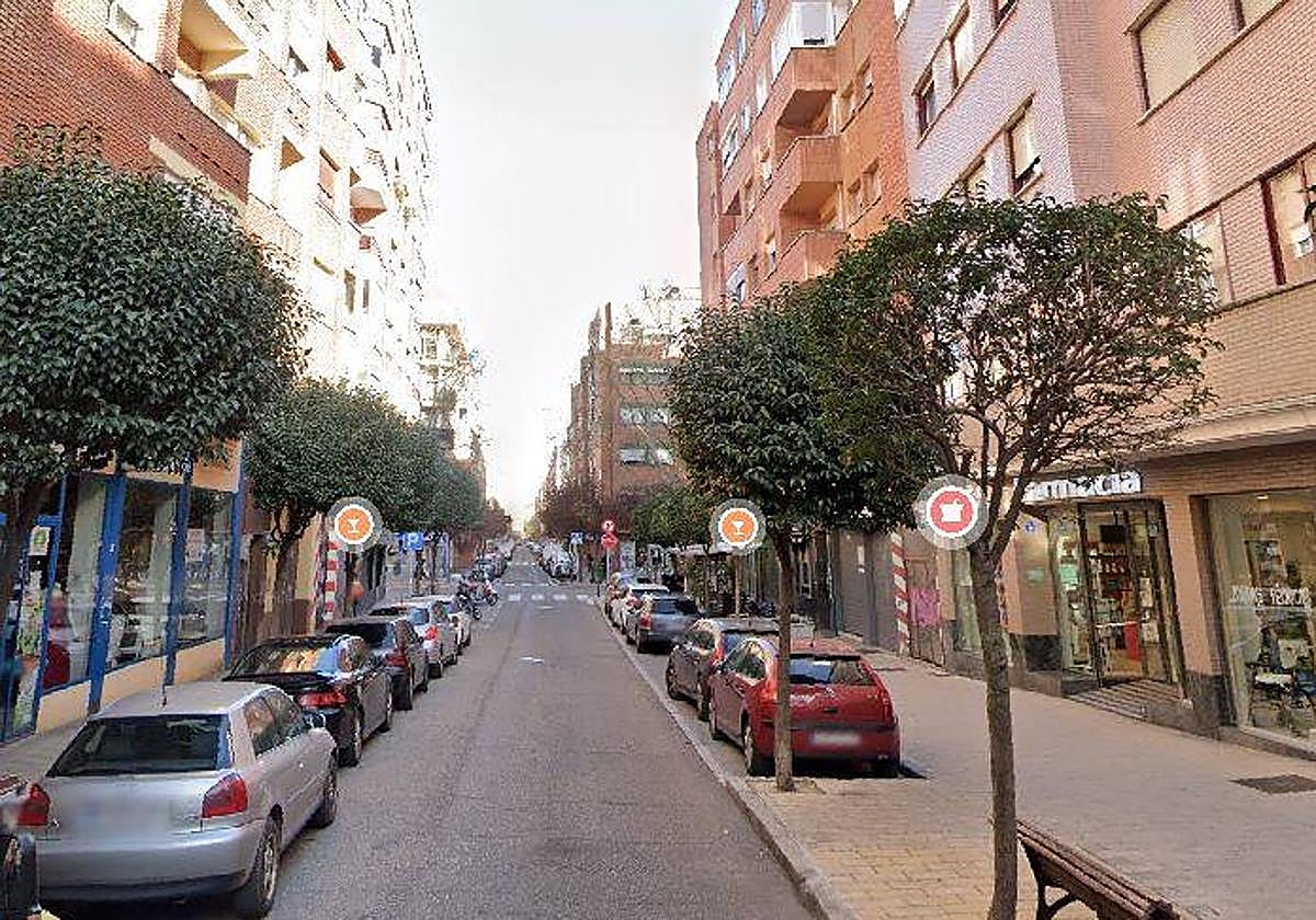 Calle Linares de Valladolid.