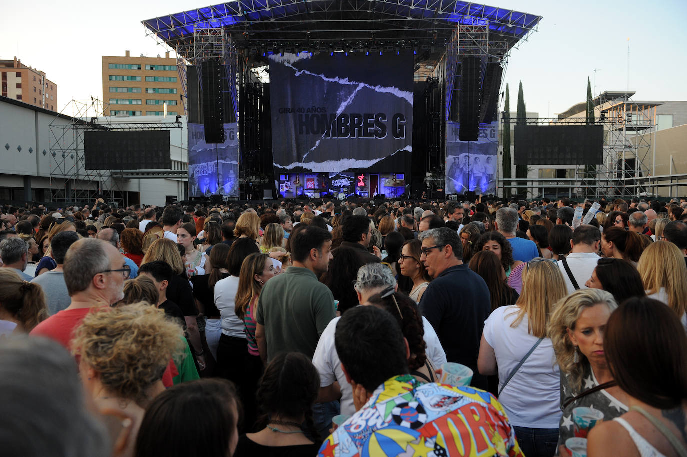 Las imágenes del concierto de Hombres G en la Feria de Muestras