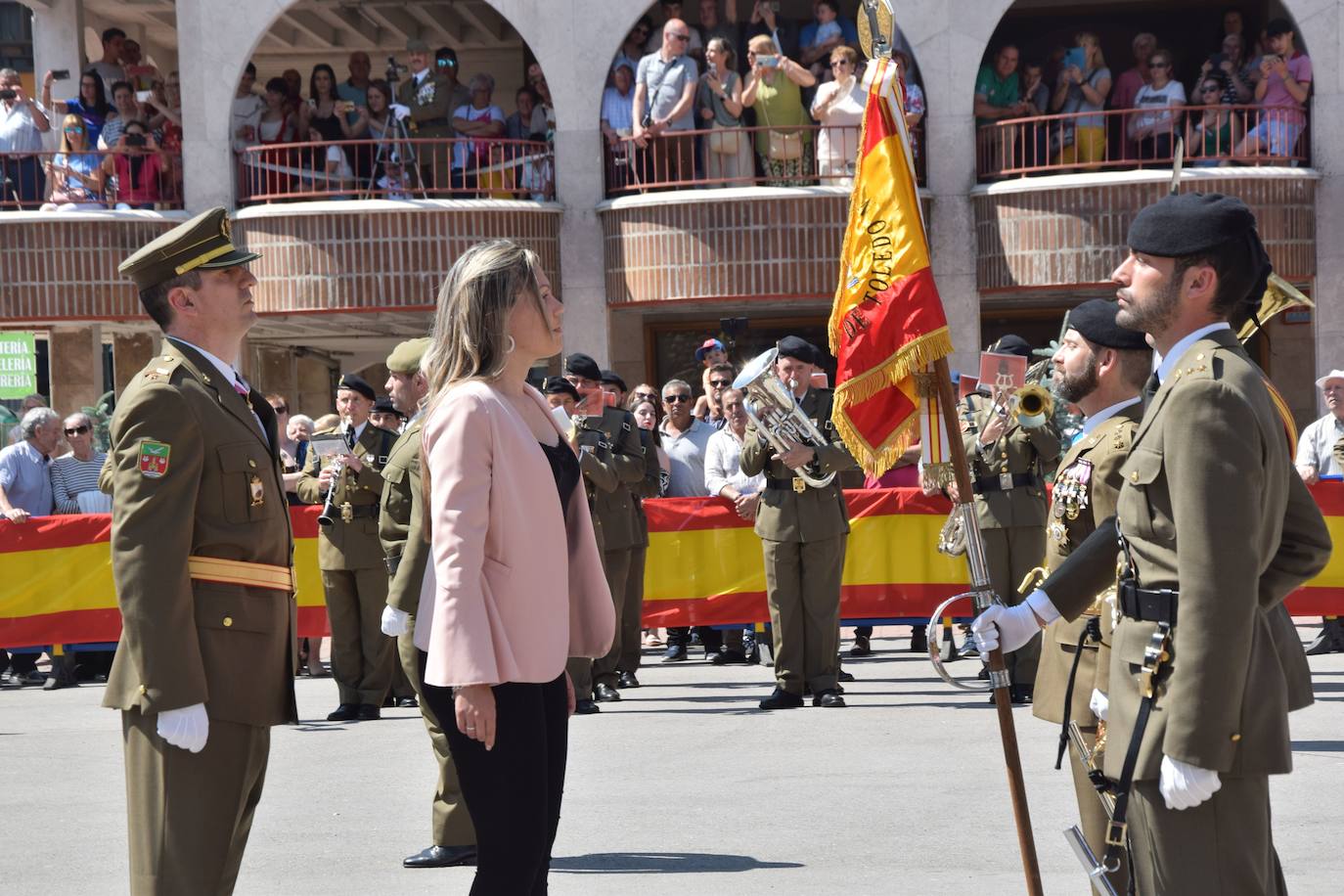 Jura de bandera en Guardo