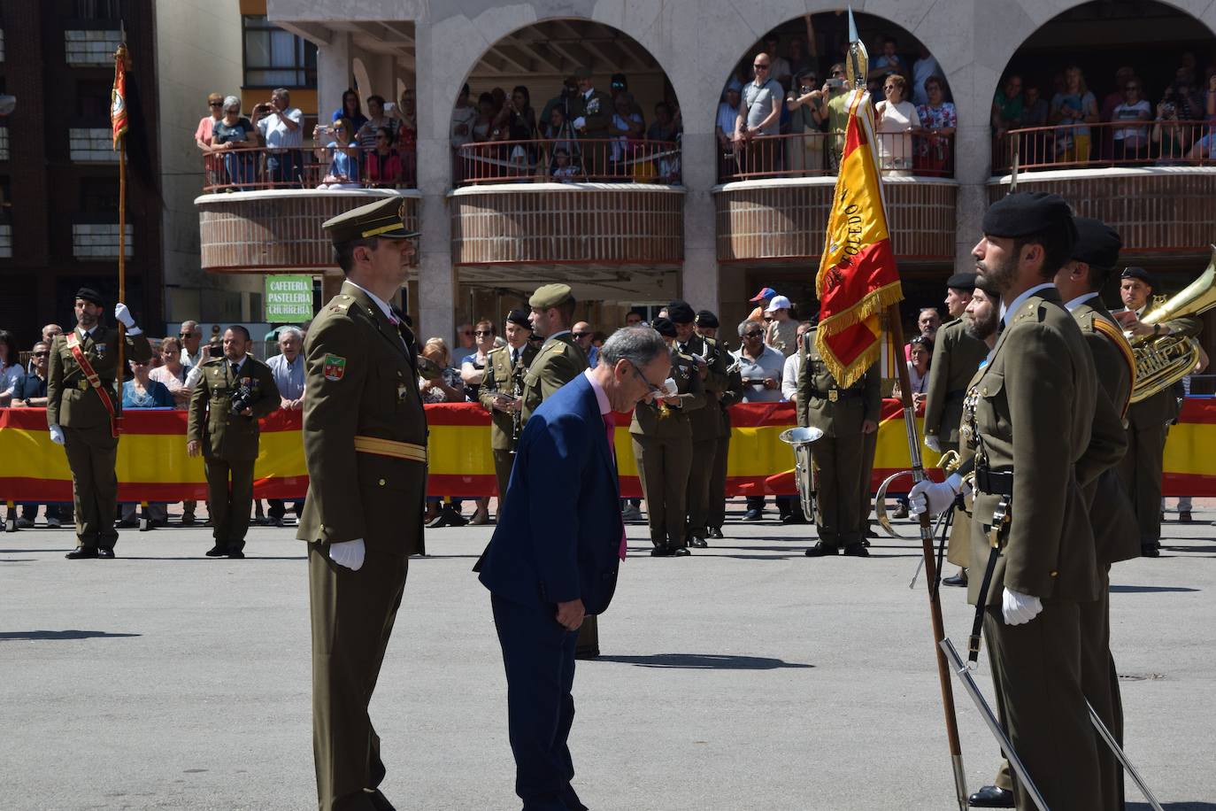 Jura de bandera en Guardo