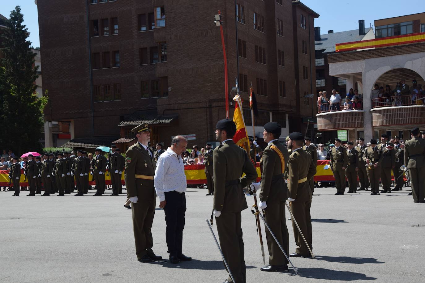 Jura de bandera en Guardo